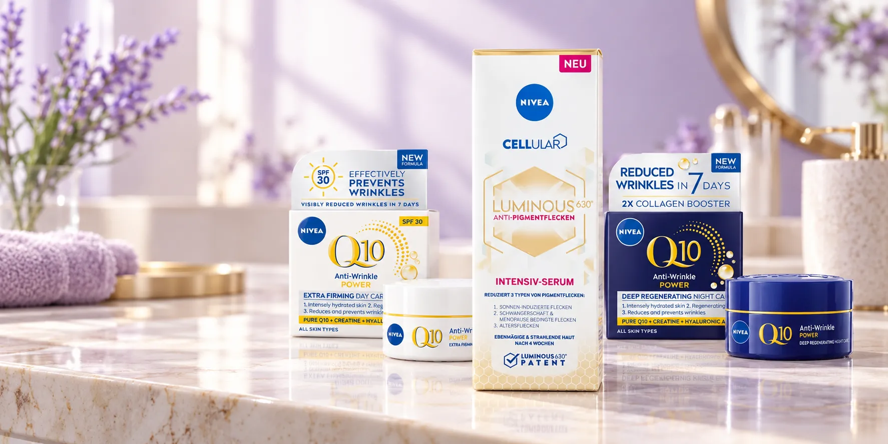 NIVEA Luminous630 pigmentfoltok elleni rutin lépésről lépésre
